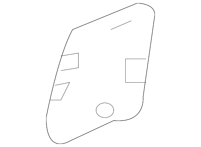 Ebony Front Seat Adjuster Finish Cover - GM (15214530)
