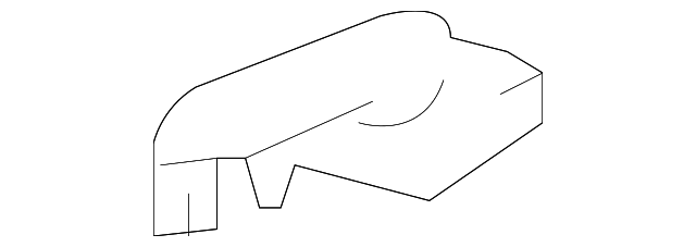 Passenger Seat Inner Adjuster Rear Finish Cover - GM (15214545)