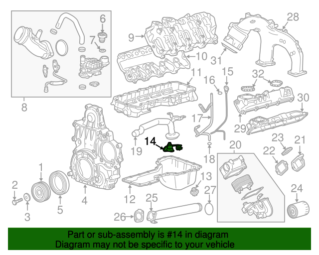 20162020 GM Engine Oil Level Sensor 12671422