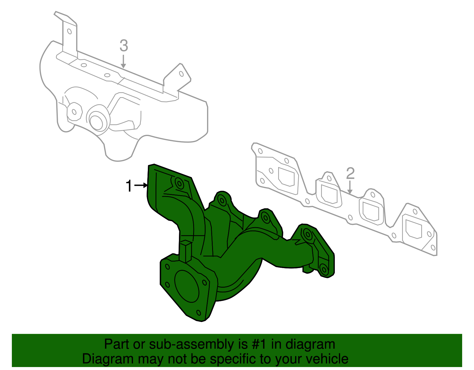 Exhaust Manifold - GM (12602397)