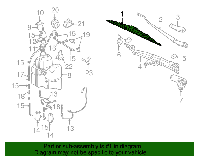 Volvo OEM Wiper Blade Part# 30784428 | OEM Vehicle Parts