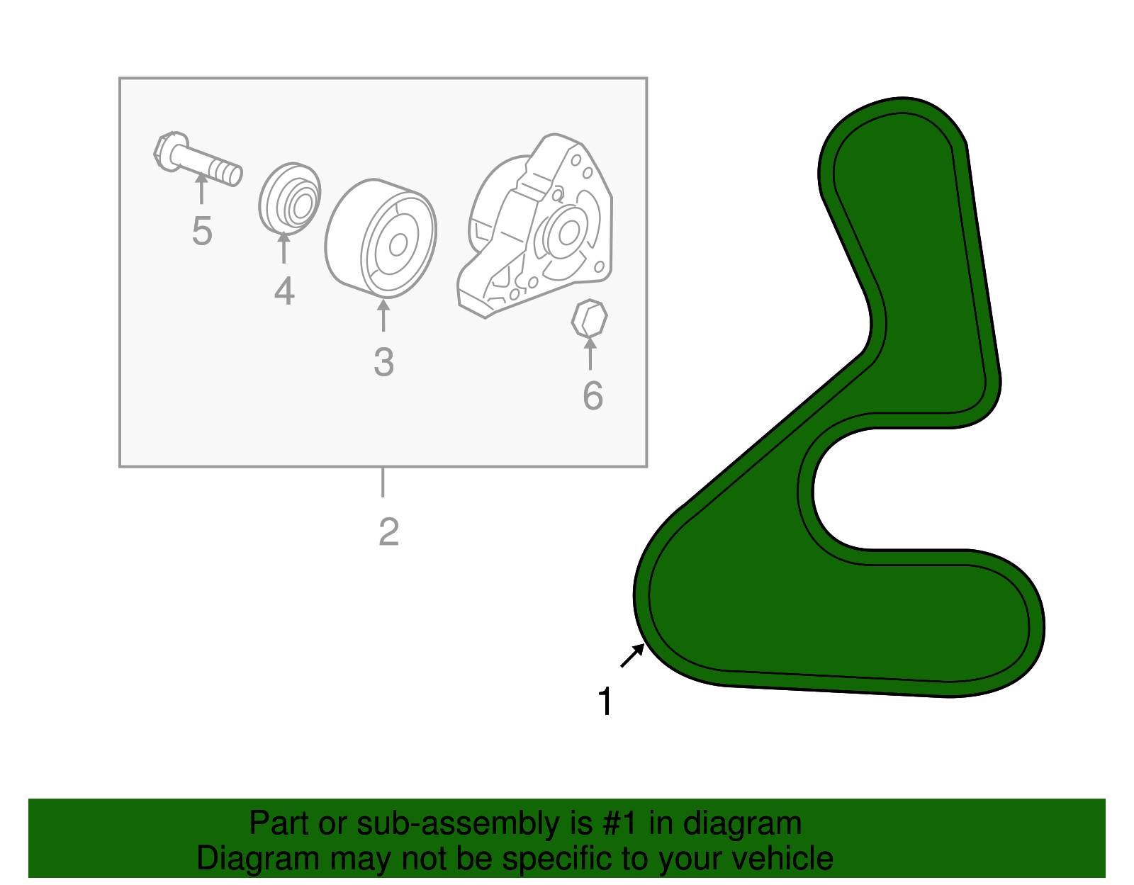 20072012 Acura RDX Serpentine Belt 56992RWCA01 Acura OEM Parts Online