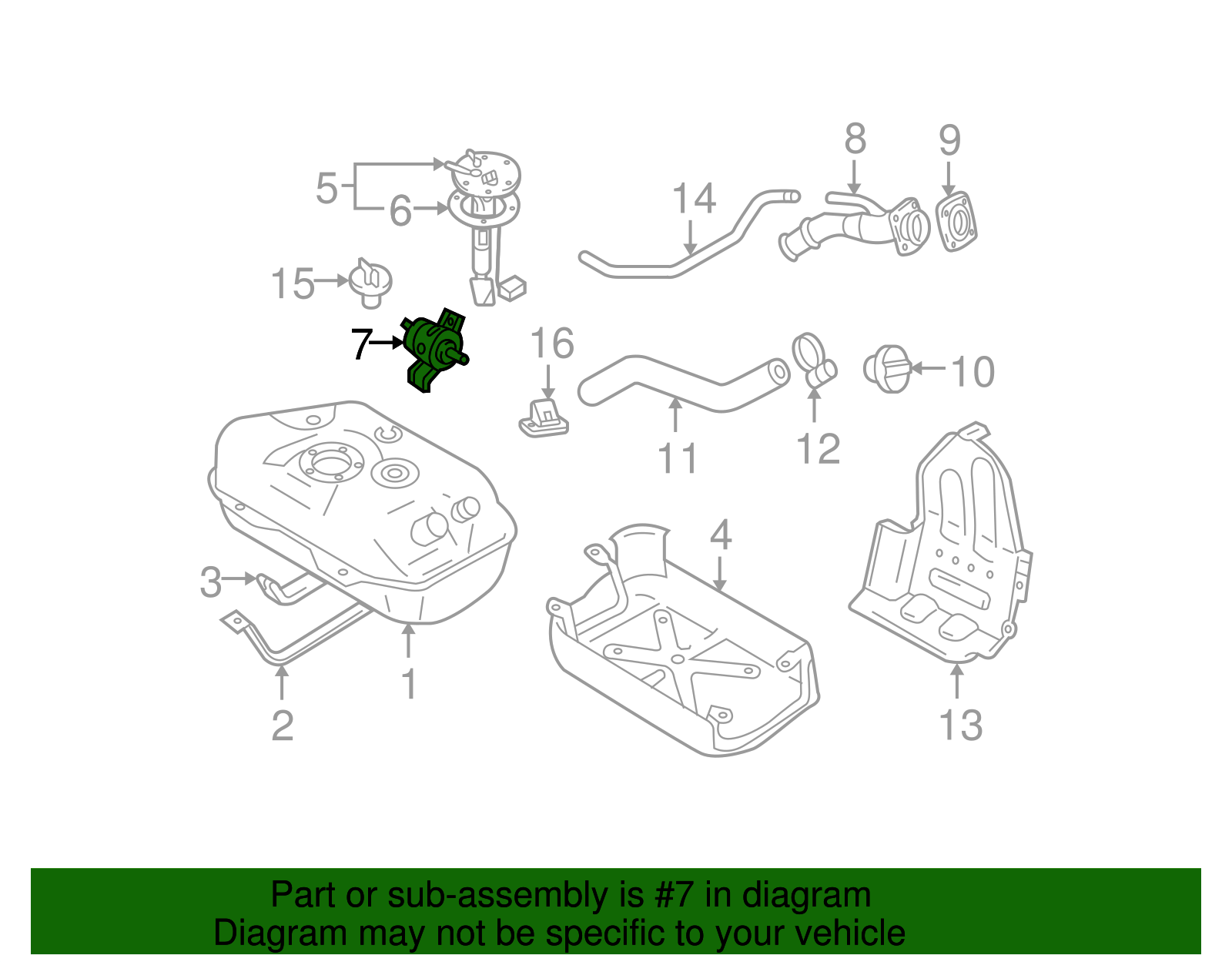 20042006 Suzuki XL7 20042006 Suzuki XL7 Fuel Filter