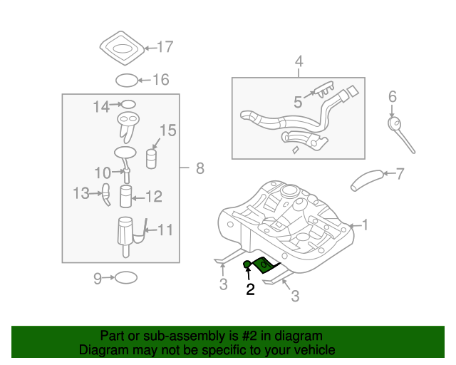 20062010 Kia Optima Fuel Tank Skid Plate 312202G000