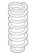 Pair Of Rear Coil Springs For Volkswagen Passat 2012-2014 Sedan – 3C0511115AC
