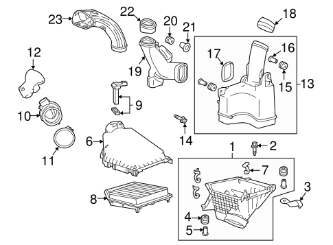 Air Intake for 2015 Acura TLX Acura Parts World