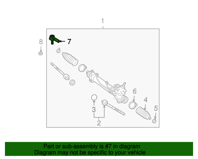 4546009060 Outer Tie Rod 20042009 Lexus Lexus Parts Outlet