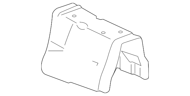 Floor Panel Tunnel Rear Insulator - Cadillac (84135605)