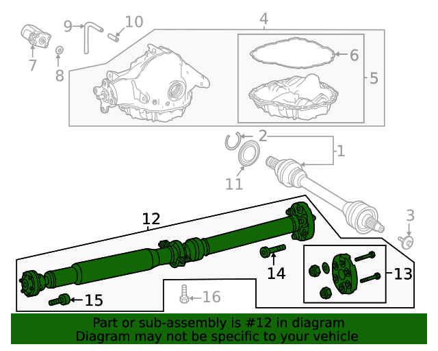 1674108103 Drive Shaft 20212023 MercedesBenz MercedesBenz USA