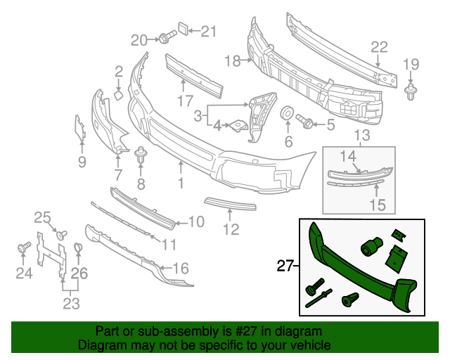 31359139 Bumper Guard 20072014 Volvo XC90 Volvo OEM Parts Direct