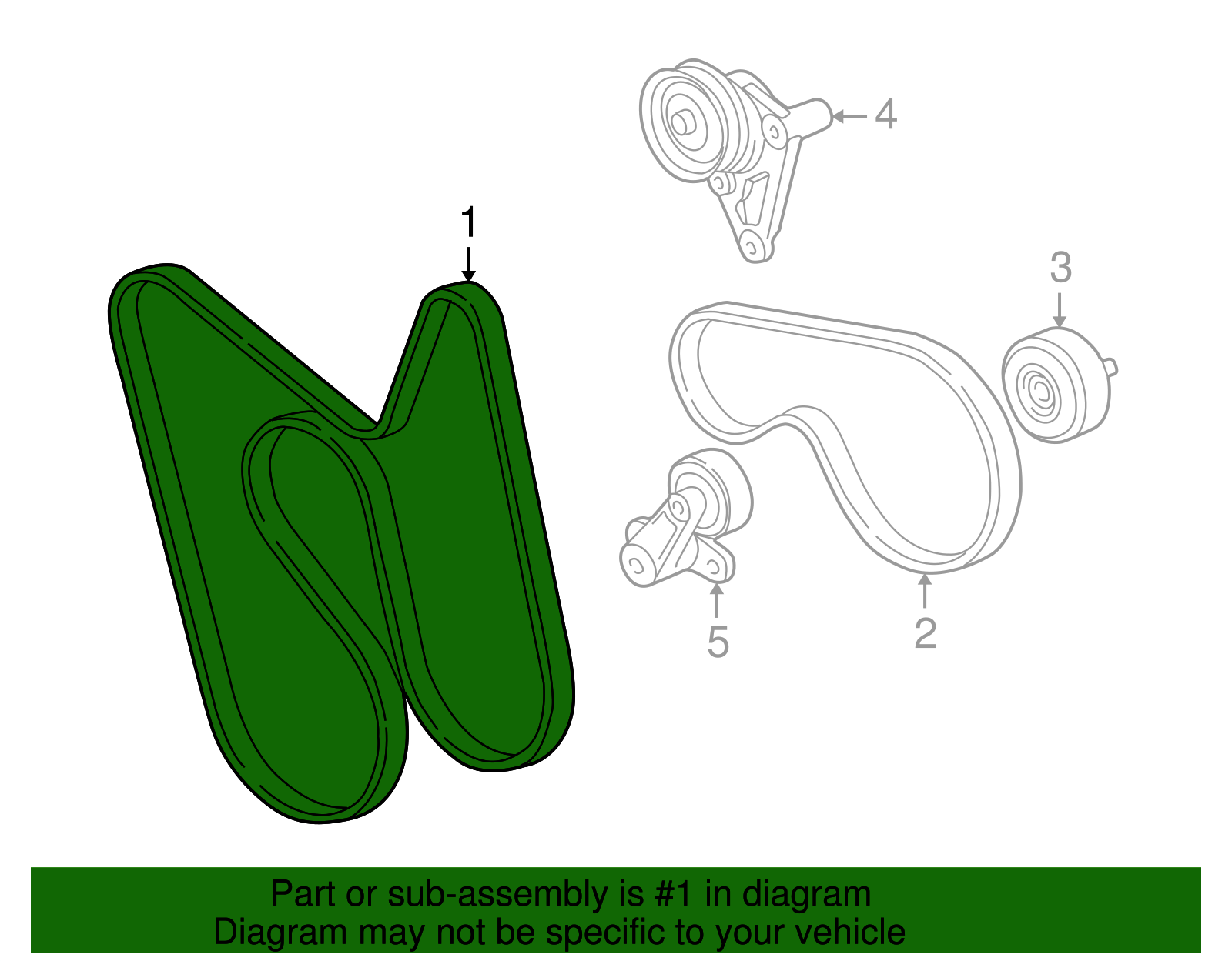 ACDelco GM Original Equipment 12637204 V-Ribbed Azerbaijan