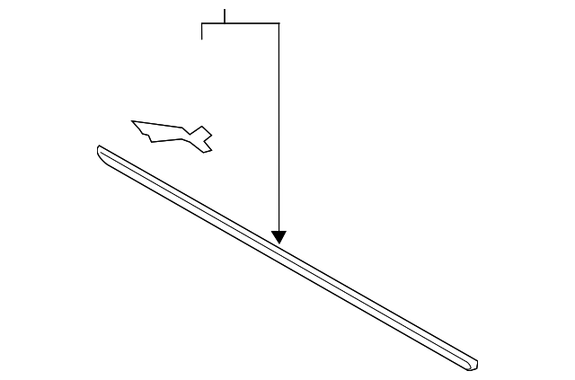 Side Molding - Ford (GD9Z-5420878-AB)