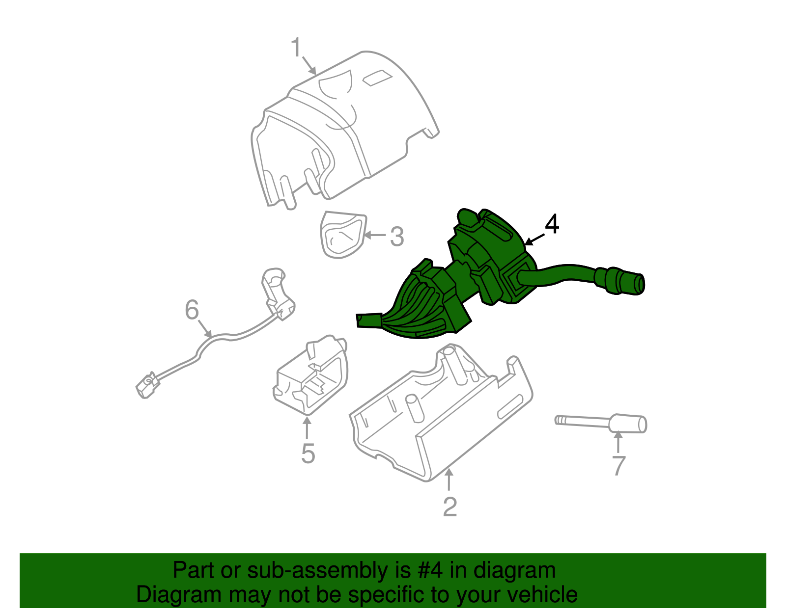 Combo Switch - Ford (YL5Z-13K359-BAA)