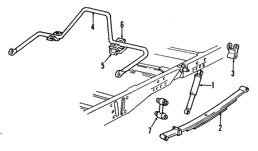 Premium Gas Charged Rear Shock Absorber - GM (88945406)
