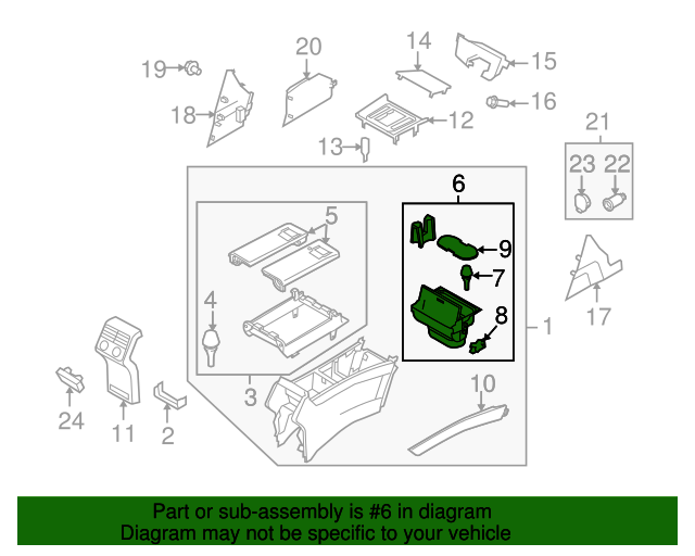 20122015 Mazda CX9 Cup Holder TEY06439X