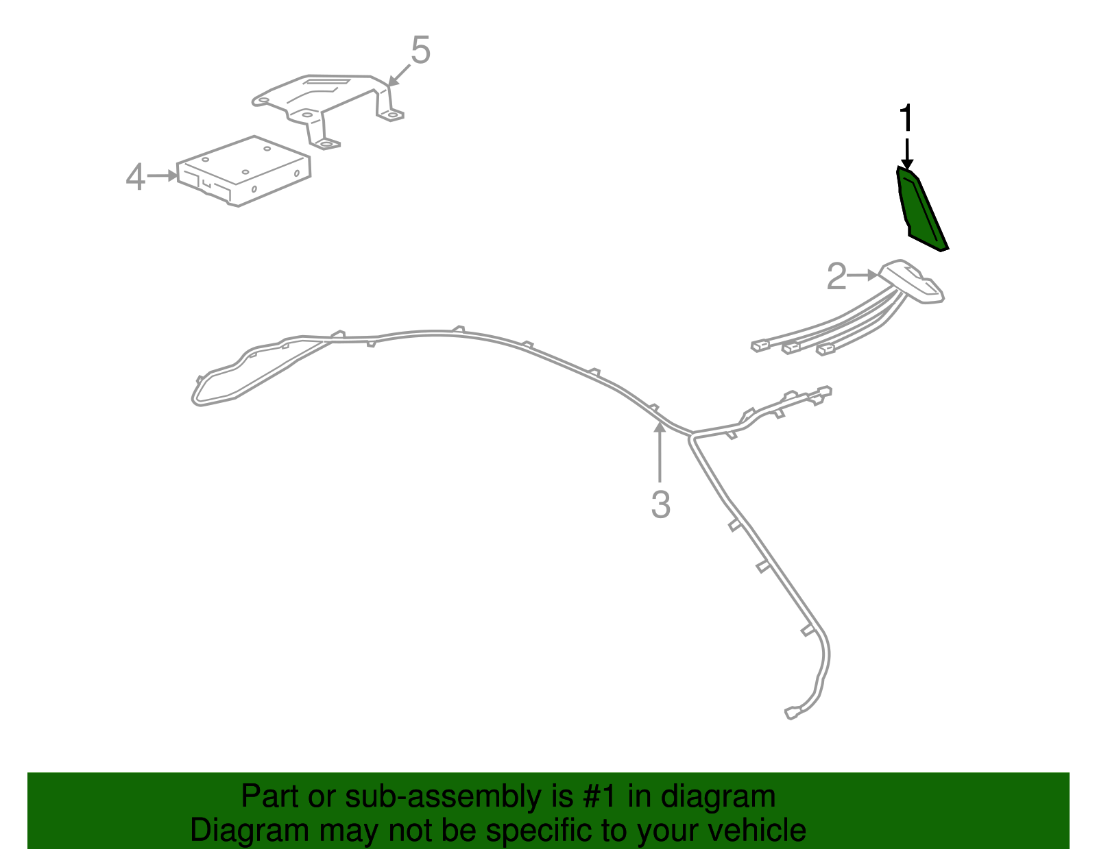 Radio Antenna Mast - Buick (25775154)