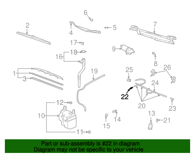 20002007 Toyota Washer Hose Joint 8534812250 Toyota Parts Center
