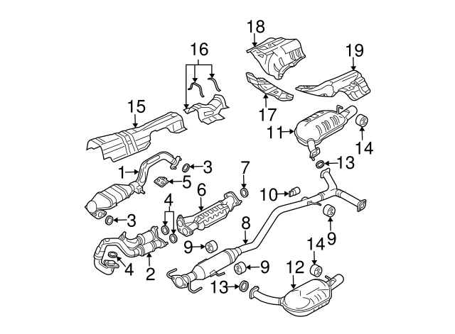 2004 mazda 6 exhaust