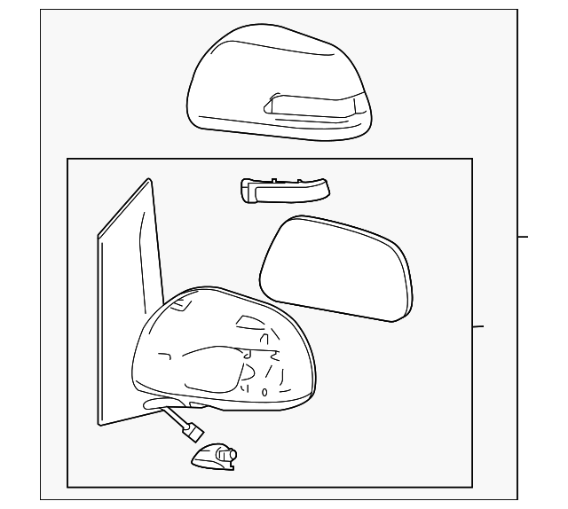 Amazon.com: Freightliner Genuine Freightliner Side Mirror