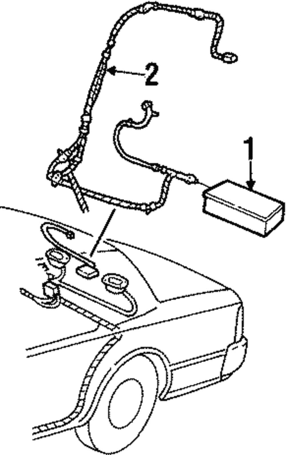 Antenna Cable - Ford (YW1Z-18812-AA)