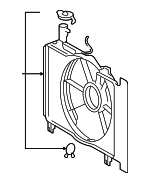 1671121110 - Cooling System: Shroud for Toyota: Yaris Image