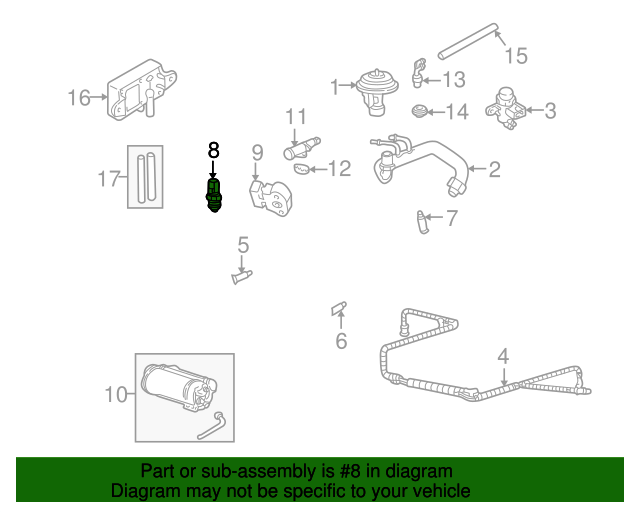 ZZM218707 Engine Coolant Temperature Sensor 19952009 Mazda