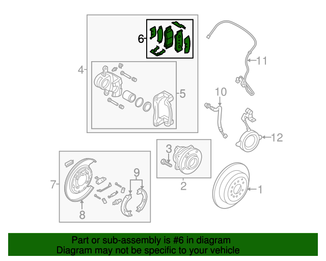 583020WA00 Brake Pads 20112013 Kia Sorento Canada Kia Parts