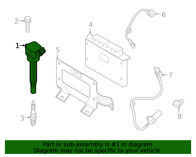 273012M360 Ignition Coil 20202023 Kia Rio Kia.Parts Store