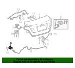 Toyota 64606-06020 Fuel Lid Lock Open Lever Sub Assembly Toyota 64606-06020 Fuel Lid Lock Open Lever Sub Assembly