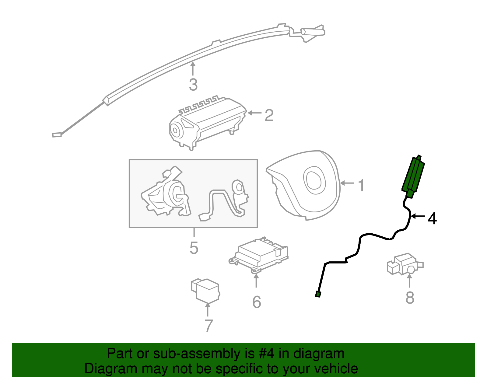 Airbag, P/Seat Side - GM (92202306)