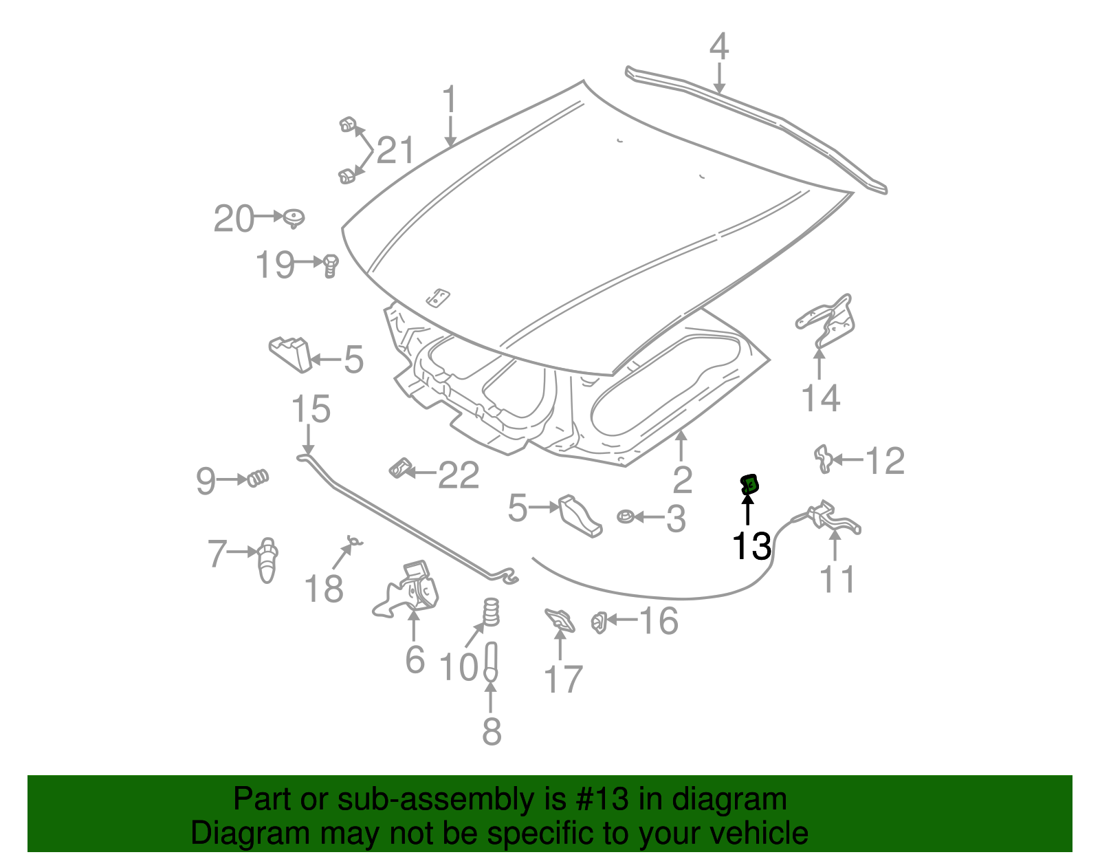 Multi-Purpose Nut - GM (11070693)