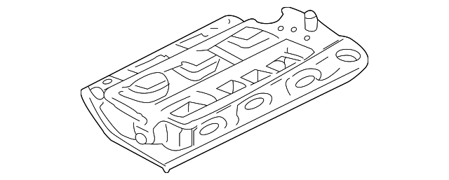 Lower Intake Manifold with Cooling Manifold, Gaskets, EGR Tube, and Injector Studs - GM (19417844)
