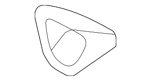 2005-2013 Porsche Mirror Trim 997-555-685-02-8P9 | OEM Parts Online