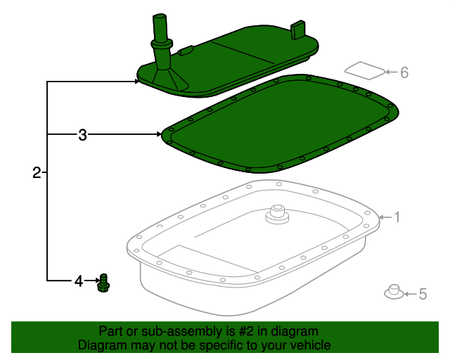 24117557070 19992006 BMW Transmission Oil Filter (24117557070) BMW of South Atlanta Parts