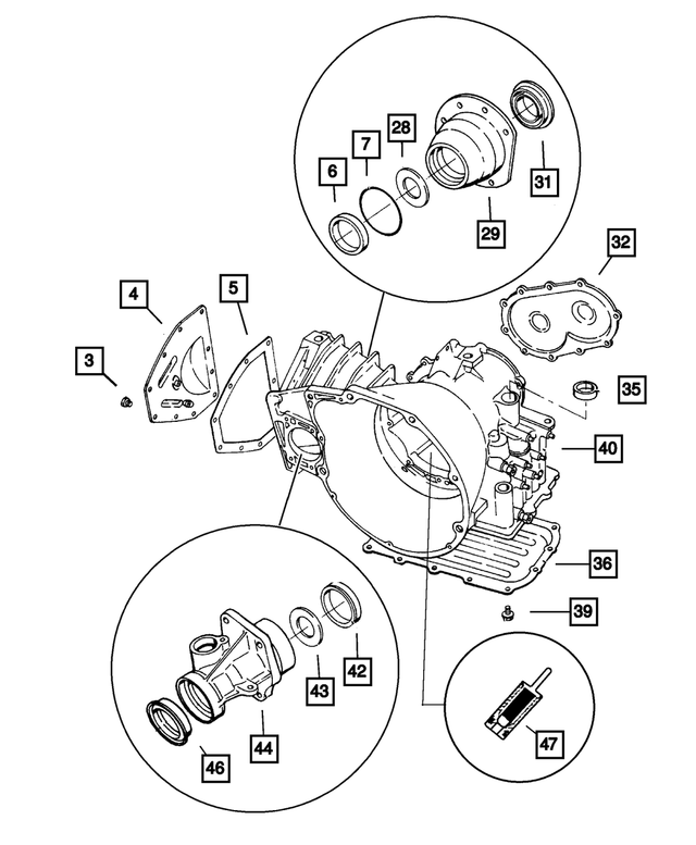 20012009 Mopar Manual Shift Valve Seal 4505098 Mopar eStore