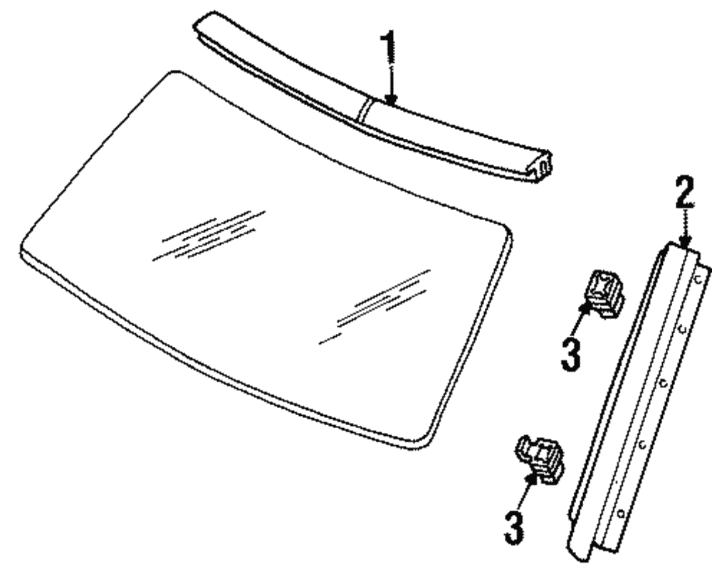 Reveal Molding - Ford (YF5Z-1203137-AAA)