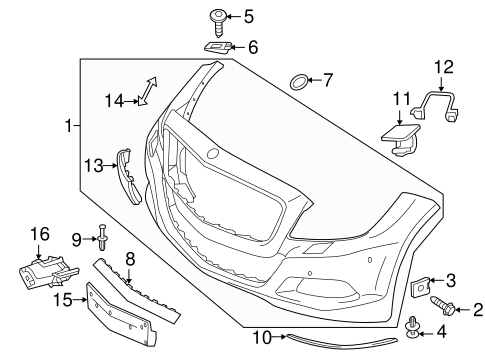 Bumper & Components - Rear for 2013 Mercedes-Benz CLS 63 AMG® #2