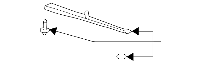 Rear Driver Side Bumper Fascia Reinforcement - Buick (25733173)