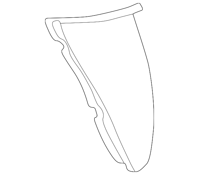 Passenger Side Rear Bumper Fascia Extension - GM (25693096)