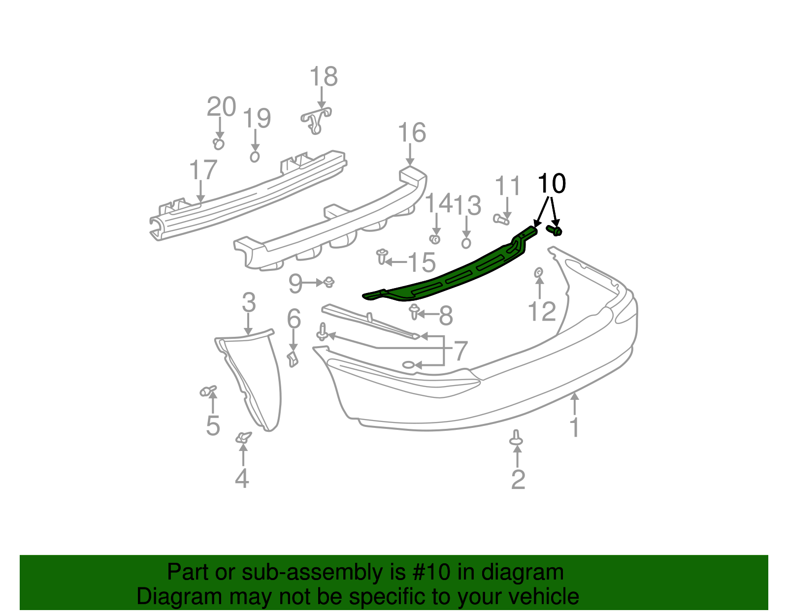 Cover Support - GM (25700165)