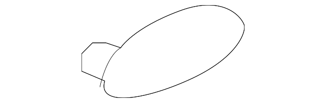 Granite Light Cashmere Passenger Side Quarter Window Trim Finish Panel Bolt Cap - GM (95914511)