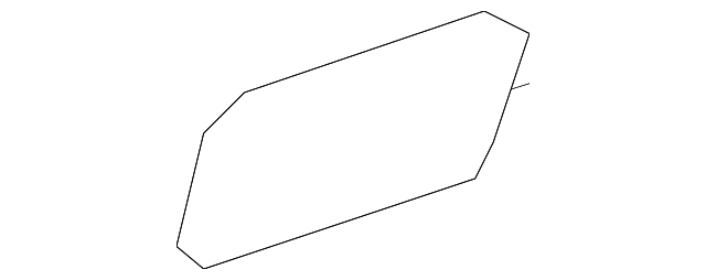 Medium Titanium Rear Driver Side Seat Belt Stowage Clip - GM (96932849)