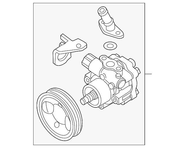 20112020 Infiniti Power Steering Pump 491101LA0B XportAuto