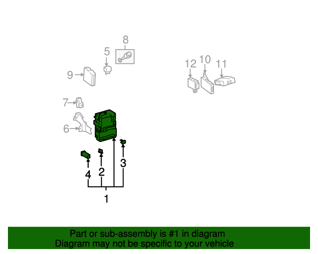 20082009 Lexus ES350 Fuse & Relay Box 8273033602 OEM Parts Online