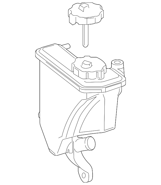 0004603683 Power Steering Pump Reservoir 20122016 MercedesBenz