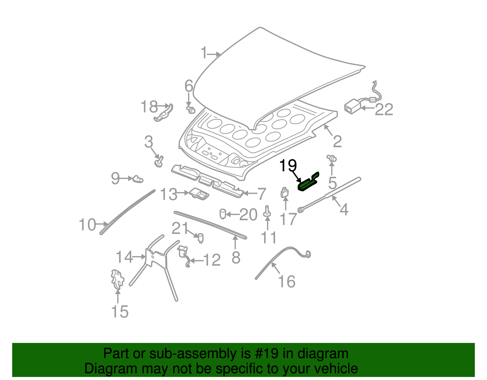 Hinge - GM (25667457)