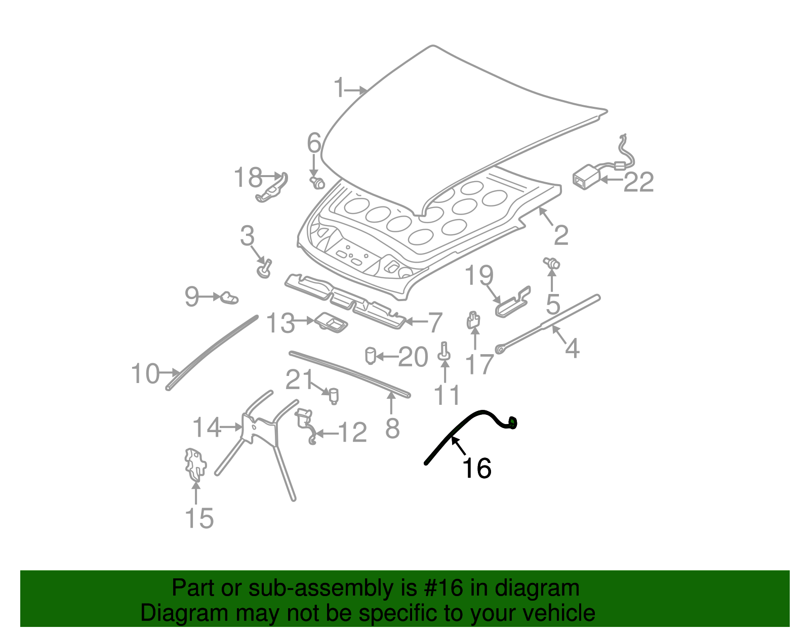 Release Cable - GM (25678277)