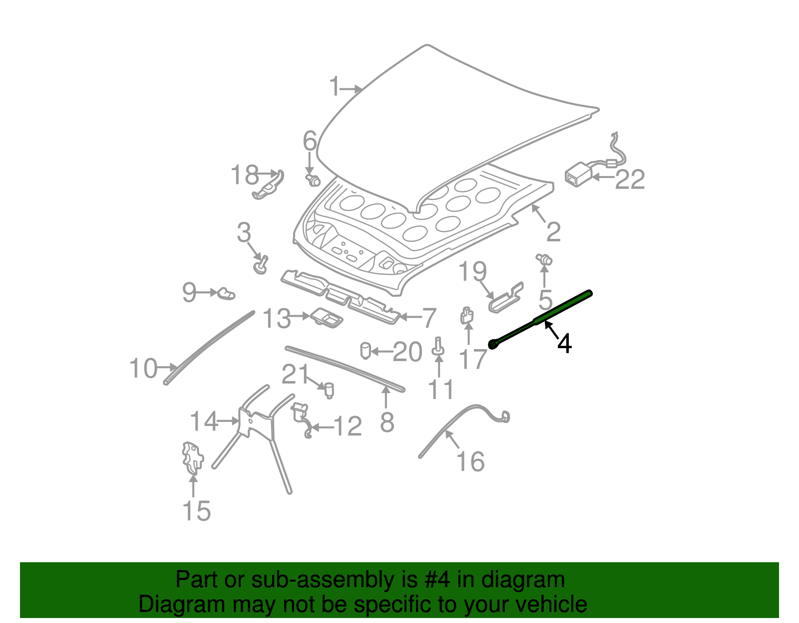 Assist Cylinder - GM (25684448)