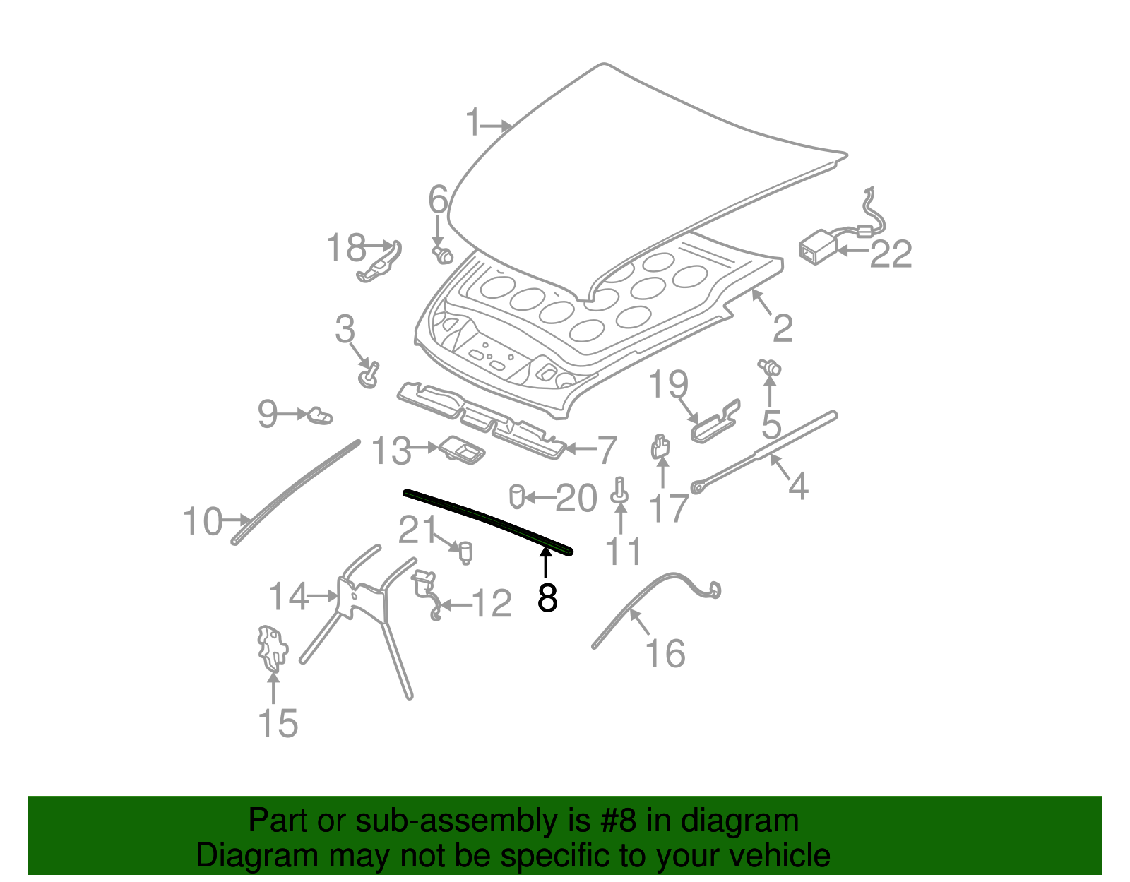 Rear Seal - GM (25652057)