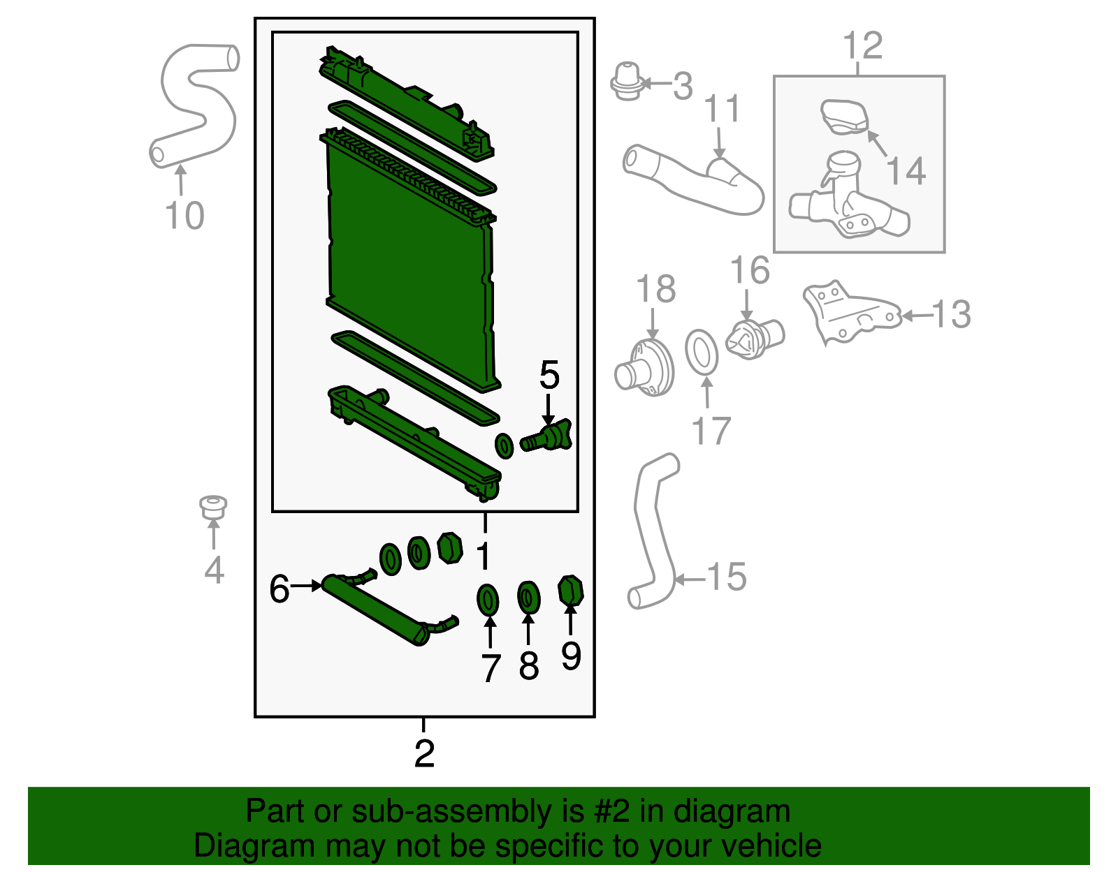 Radiator Assembly - Scion (16400-21371)